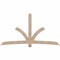 Ekena Millwork Davenport Smooth Timber Gable Bracket, Douglas Fir, 108"W x 58"H x 5 1/2"D x 5 1/2"F, 13/12 Pitch GBW108X58X0606DAV00SDF - alternate 1